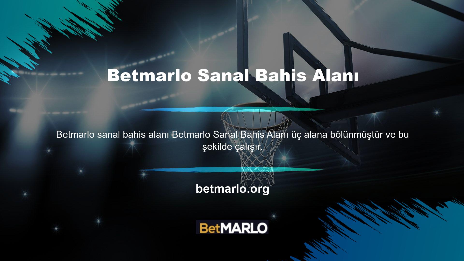 Betmarlo sanal bahis alanında üç bölüm vardır: at yarışı, tazı yarışı ve futbol bahisleri