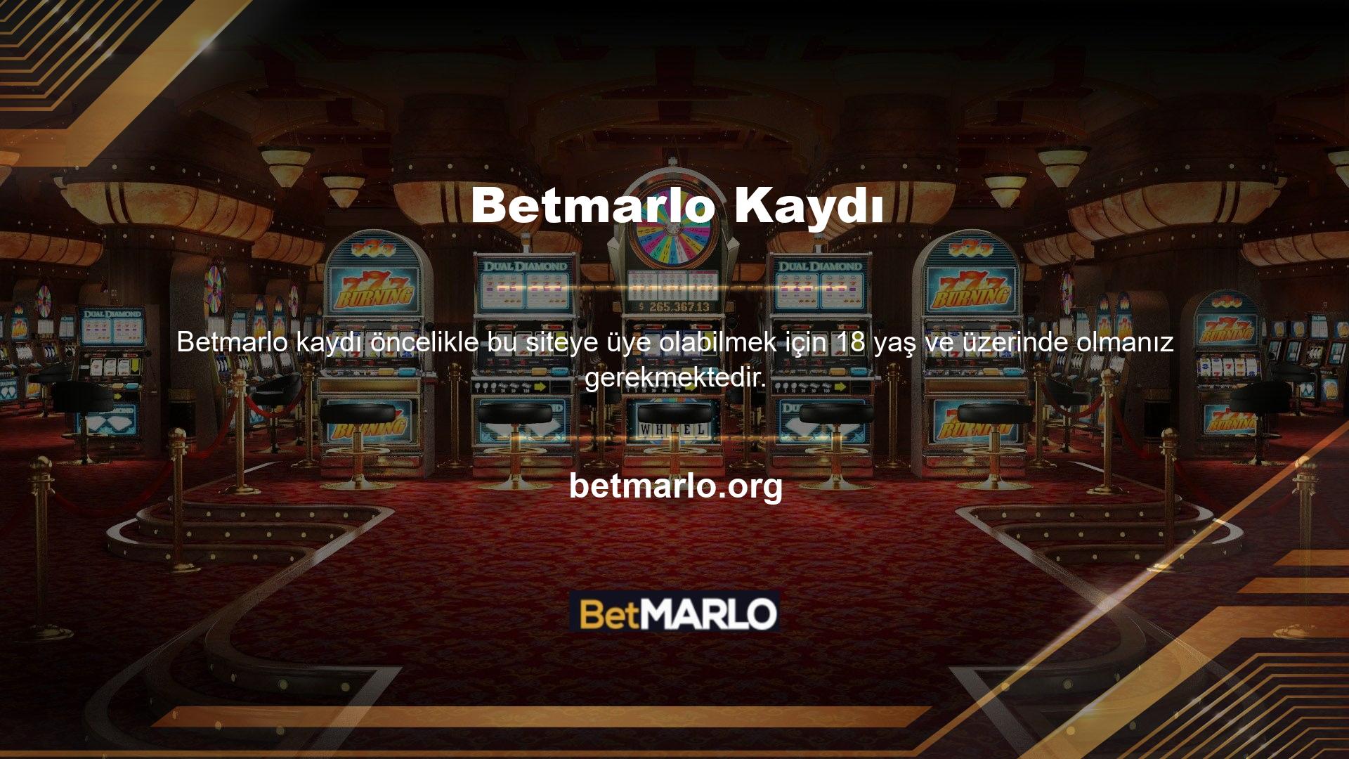Bu limitin altında siteyi dolandırmaya çalışırsanız, Betmarlo üyelik programını kapatabilir