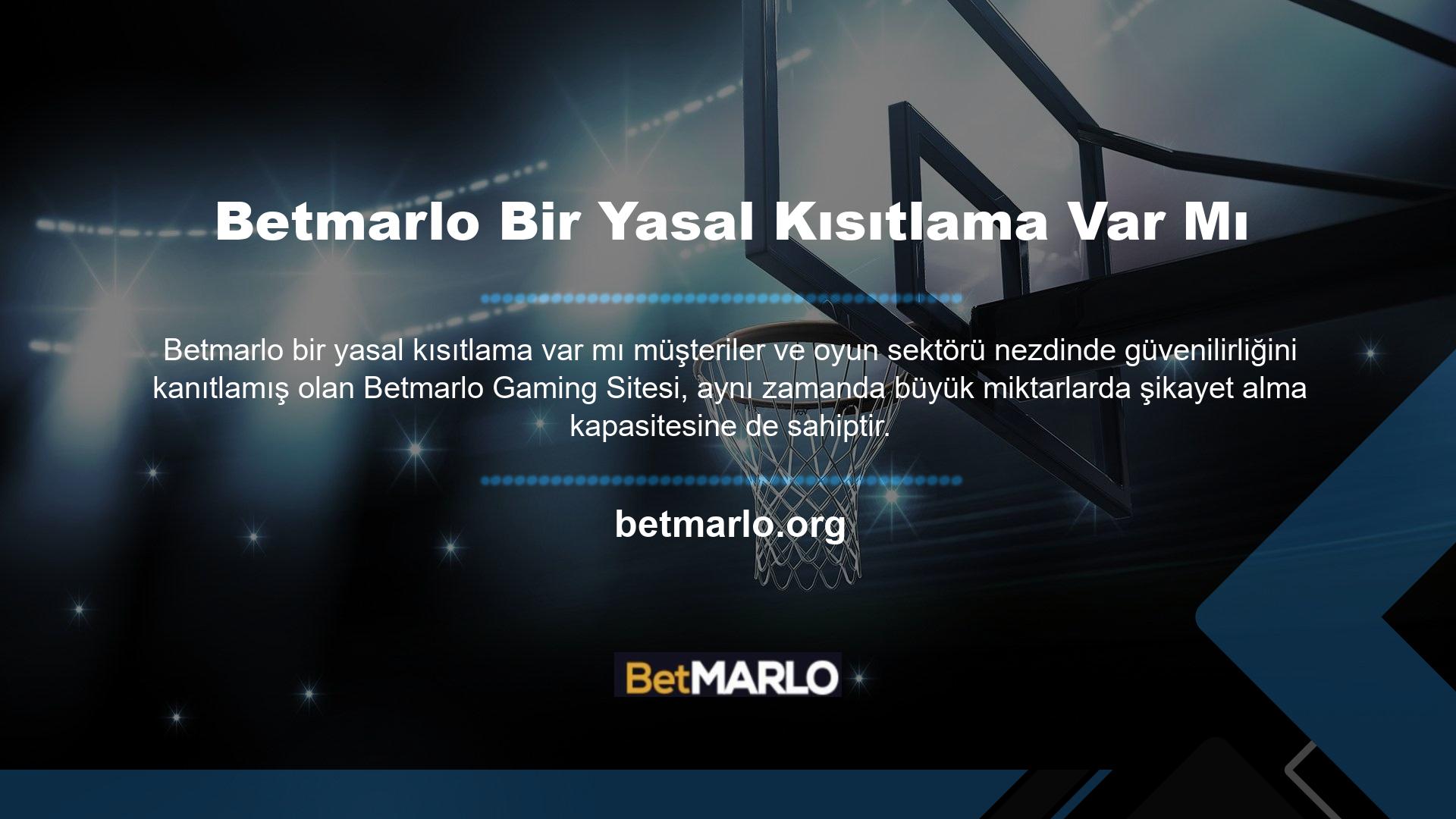Betmarlo Şikayet Sayfası bilgileri içerir